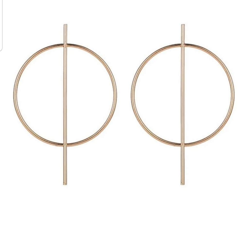 *Hannah* Hoop and Bar Earrings - Picture 5 of 5